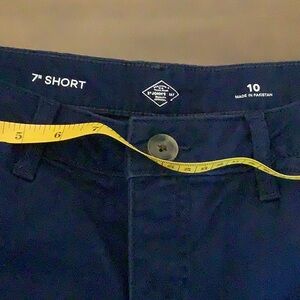 St. John's Bay Navy 7" Short Shorts - Size 10